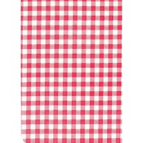 Luxury Vinyl Oilcloth Roll 55" x 82ft. Red squares finish